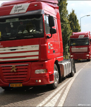 Truckersconvooi Boxmeer 2011