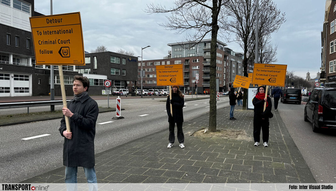 Demonstratie Holocaustmuseum Amsterdam