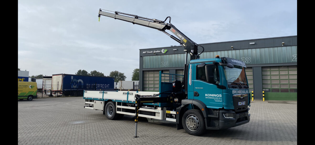 Man Tgm met Hiab laadkraan