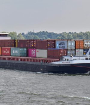 Containervervoer via binnenvaart