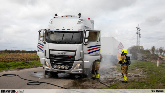 Brand Vrachtwagen Wouwse Plantage