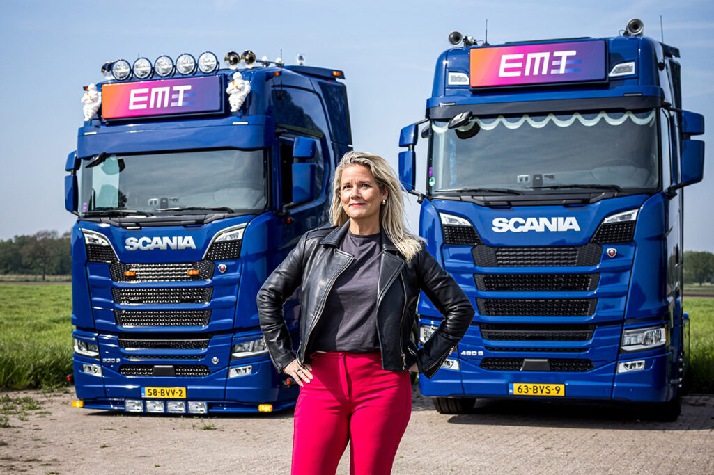 Eveline Manders over haar nieuwe Scania 530 V8: “Alsof je over wolken ...