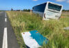 ongeval auto met bus Serooskerke