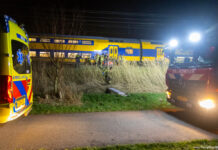 Aanrijding met trein in Delft