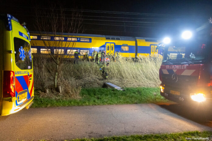 Aanrijding met trein in Delft